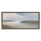 Stupell Industries Soft Coastal Shore Framed Floater Canvas Wall Art Design by Wellington Studio